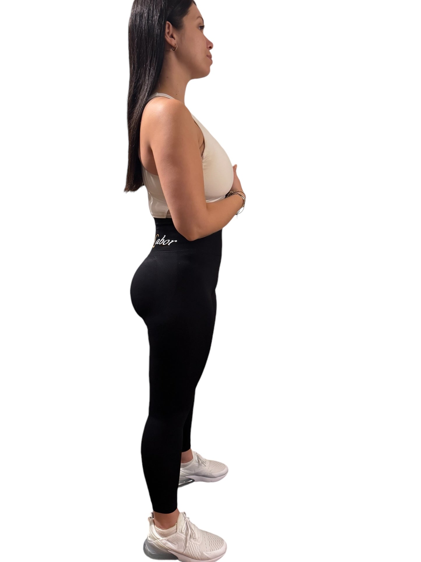 Contour sculpting curve hugging leggings