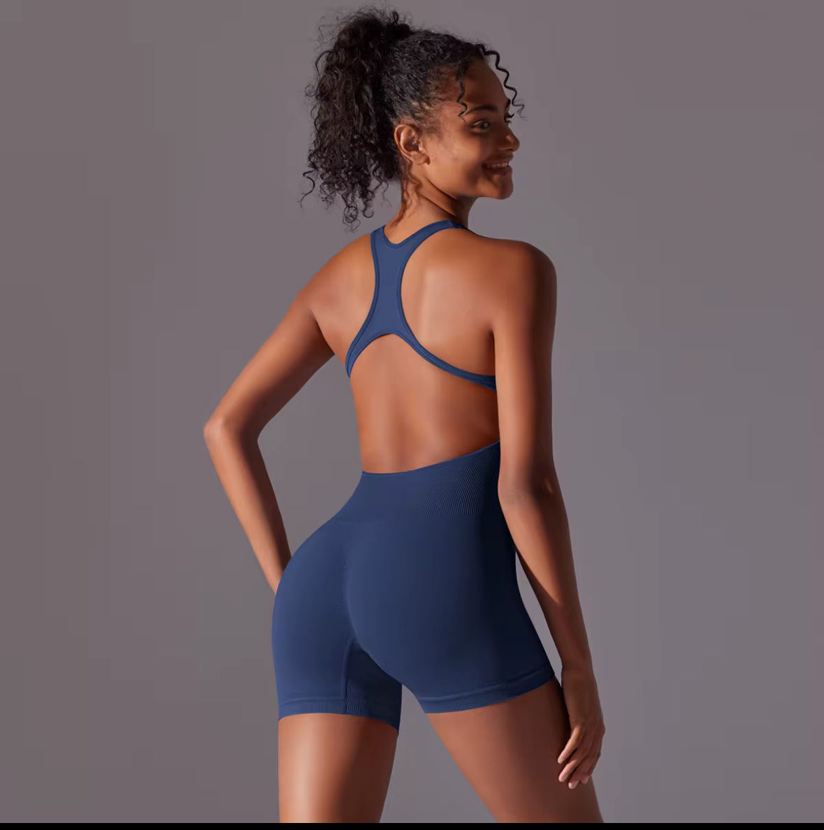 Quick-Dry Seamless curve sculpting Jumpsuit