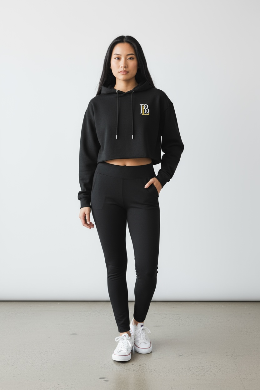 BBL cropped hoodie